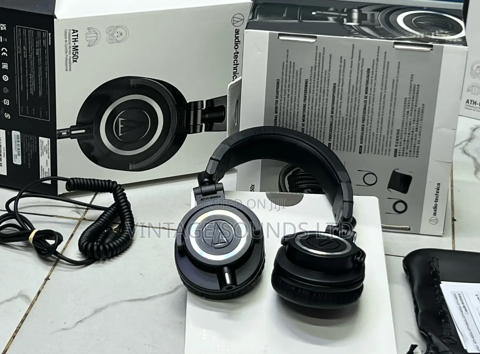 Audio-Technica Ath-M50x Closed-Back Monitor Headphones