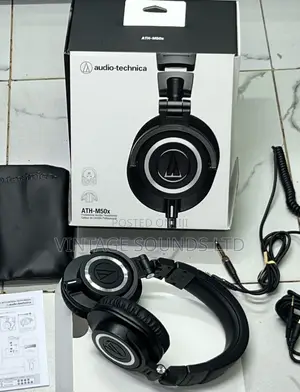 Audio Technica Ath M50x Closed-Back Studio Headphones
