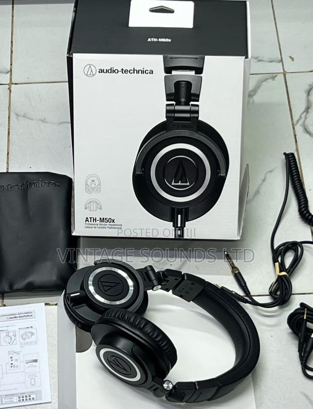 Audio Technica Ath M50x Closed-Back Studio Headphones - thumbnail 2