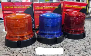 12v Strobe Warning Light in Blue,Red,Amber