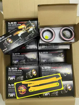 3.5" Angel Eyes Fog Lights in Colors
