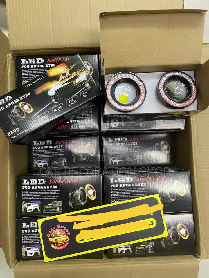 3.5" Angel Eyes Fog Lights in Colors