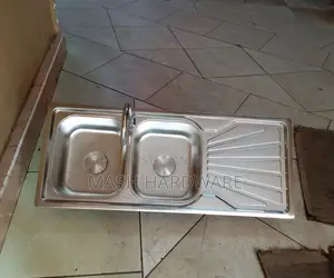 Double Bowl Single Drain Kitchen Sink
