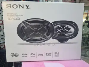 Sony 450 Watts 6 by 9 Oval Midrange Speakers- A Pair