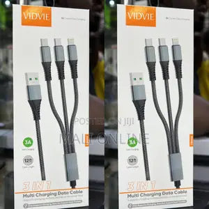3-in-1multi- Charging Data Cable 1.2m 3A Fast Charging