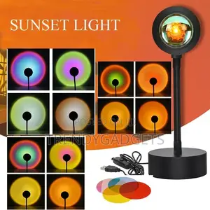 Led Sunset Lamp With Remote