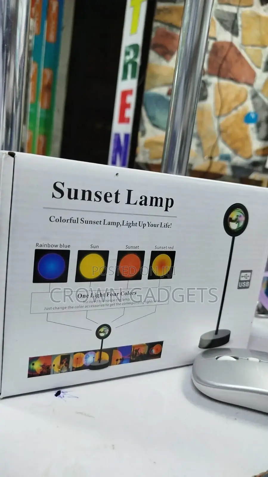 Led Sunset Lamp With Remote