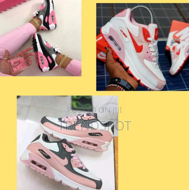 Airmax 90nike Air Max 90 - Grey/Pink Sneakers - thumbnail 3