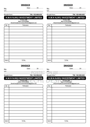 Receipt Books Printing
