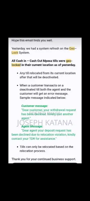 Mpesa Aggregated Line