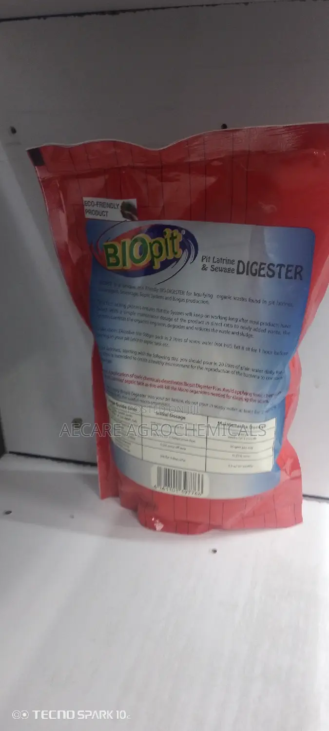 Biopit Pit Latrine and Sewage Digester 500 Grams