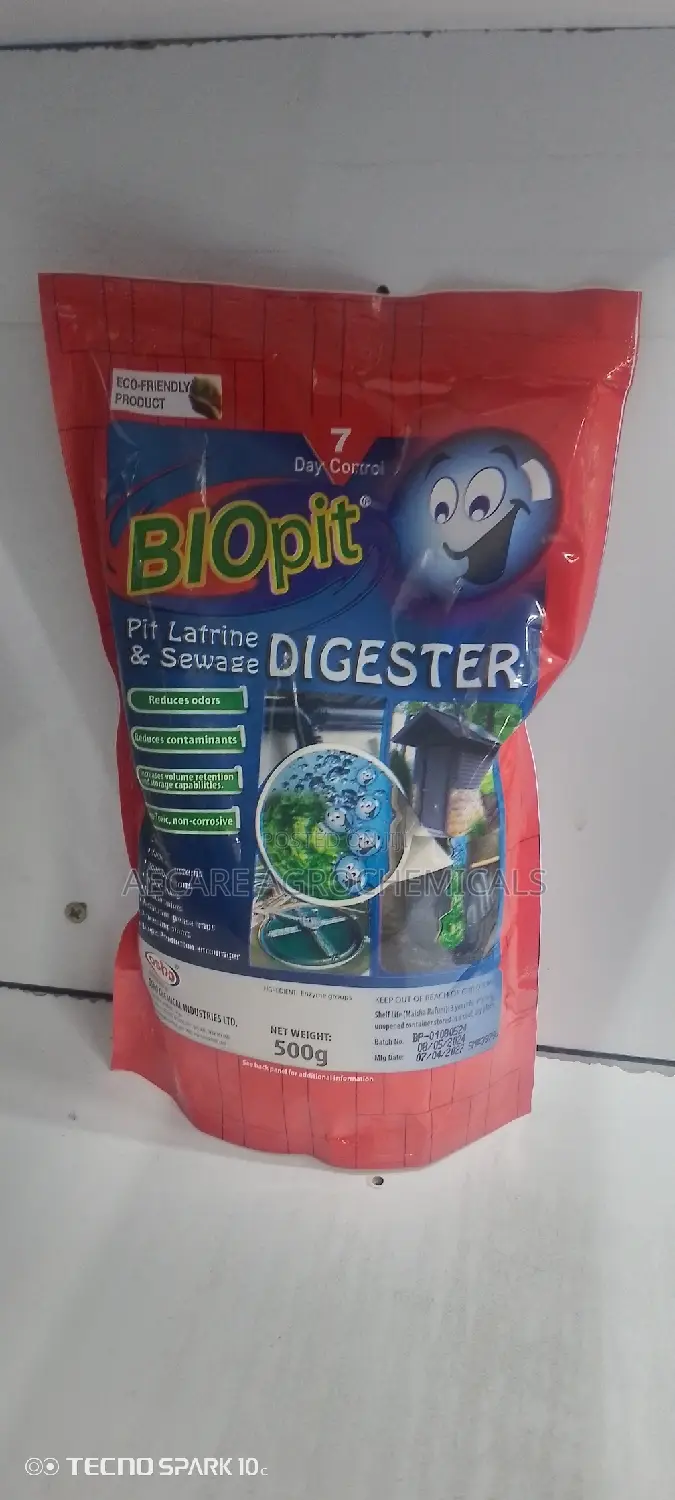 Biopit Pit Latrine and Sewage Digester 500 Grams