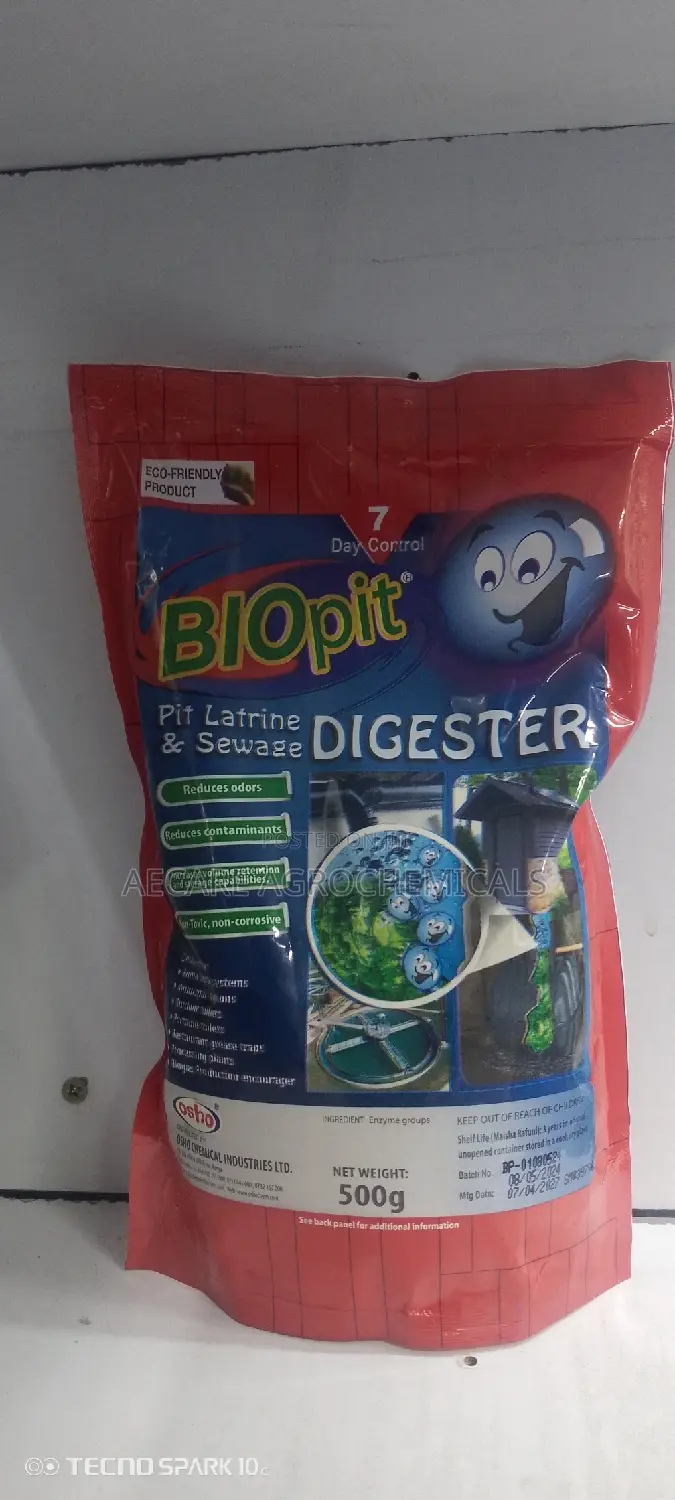 Biopit Pit Latrine and Sewage Digester 500 Grams