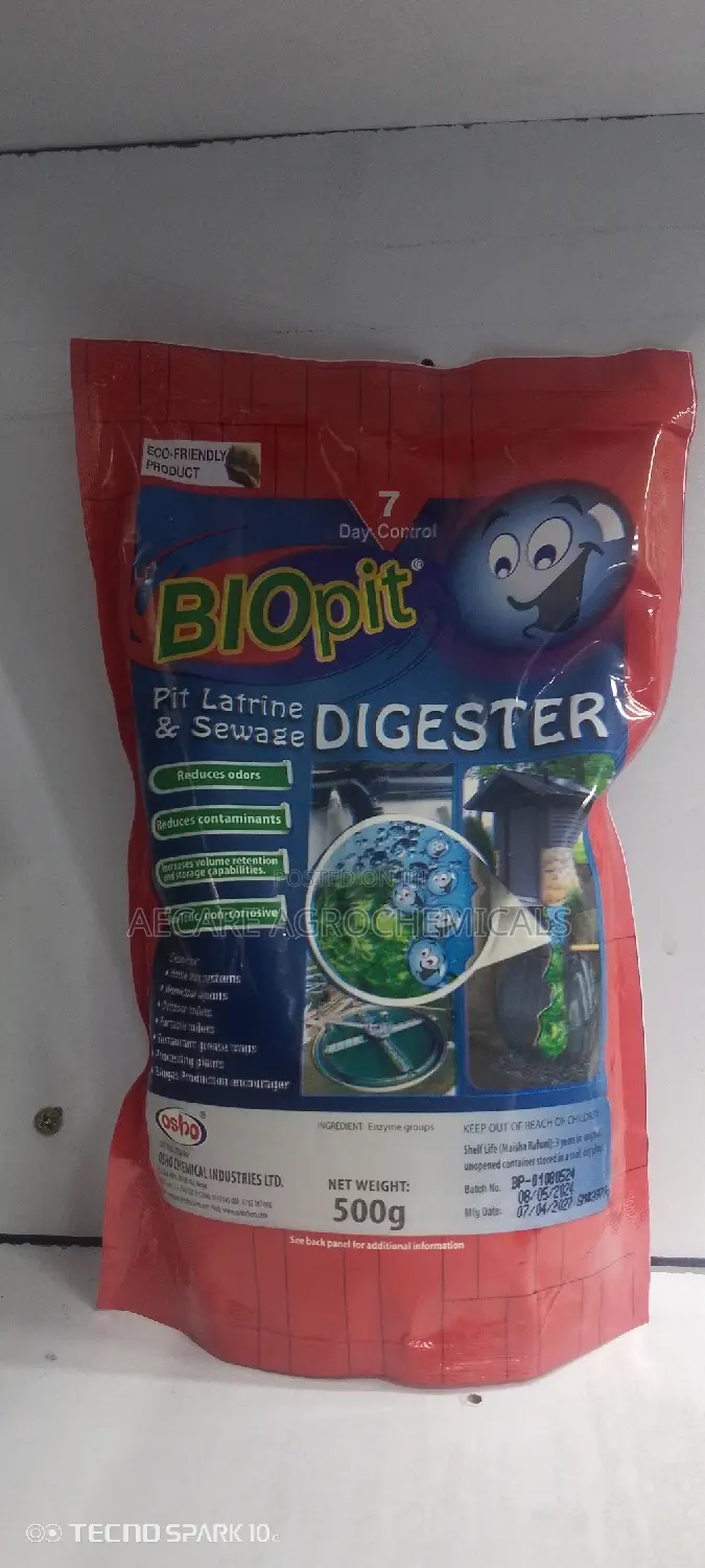 Biopit Pit Latrine and Sewage Digester 500 Grams
