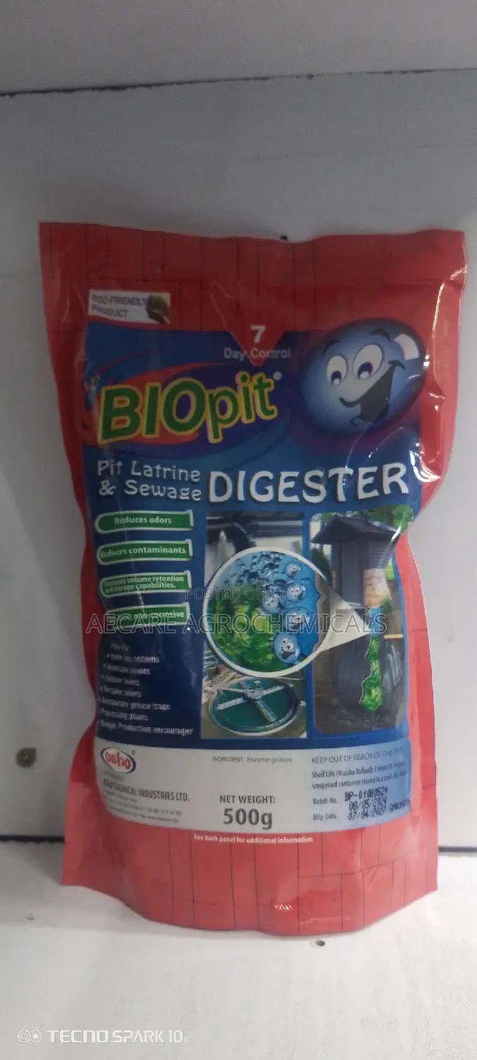 Biopit Pit Latrine and Sewage Digester 500 Grams