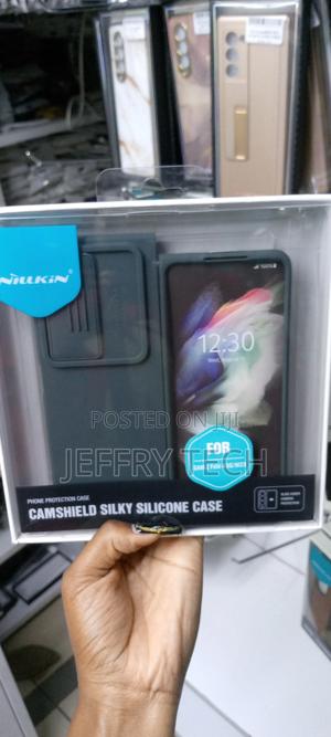 Camshield Silky Silicone Case for Galaxy Z Fold 4 5g/ W23 - thumbnail 2