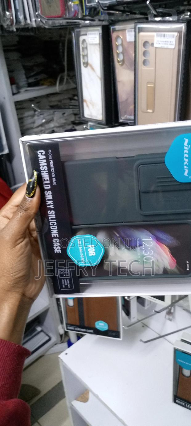 Camshield Silky Silicone Case for Galaxy Z Fold 4 5g/ W23 - thumbnail 3