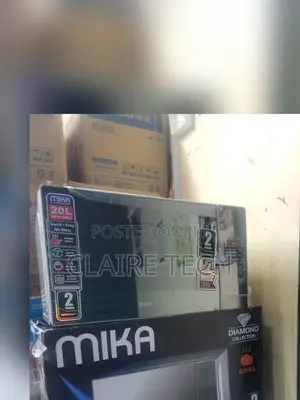 Mika 20L Digital Microwave Oven With Grill-Silver