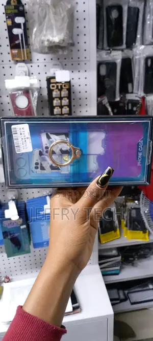 NINKI Compatible Samsung Galaxy Z Flip 5 Case Clear With Rin