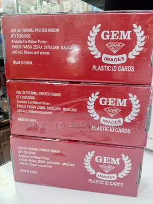 PLASTIC ID CARDS for Ribbon Printers