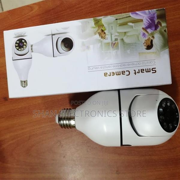 Wireless PTZ Bulb Shape- V380 Pro | Indoor 360° Smart CCTV-