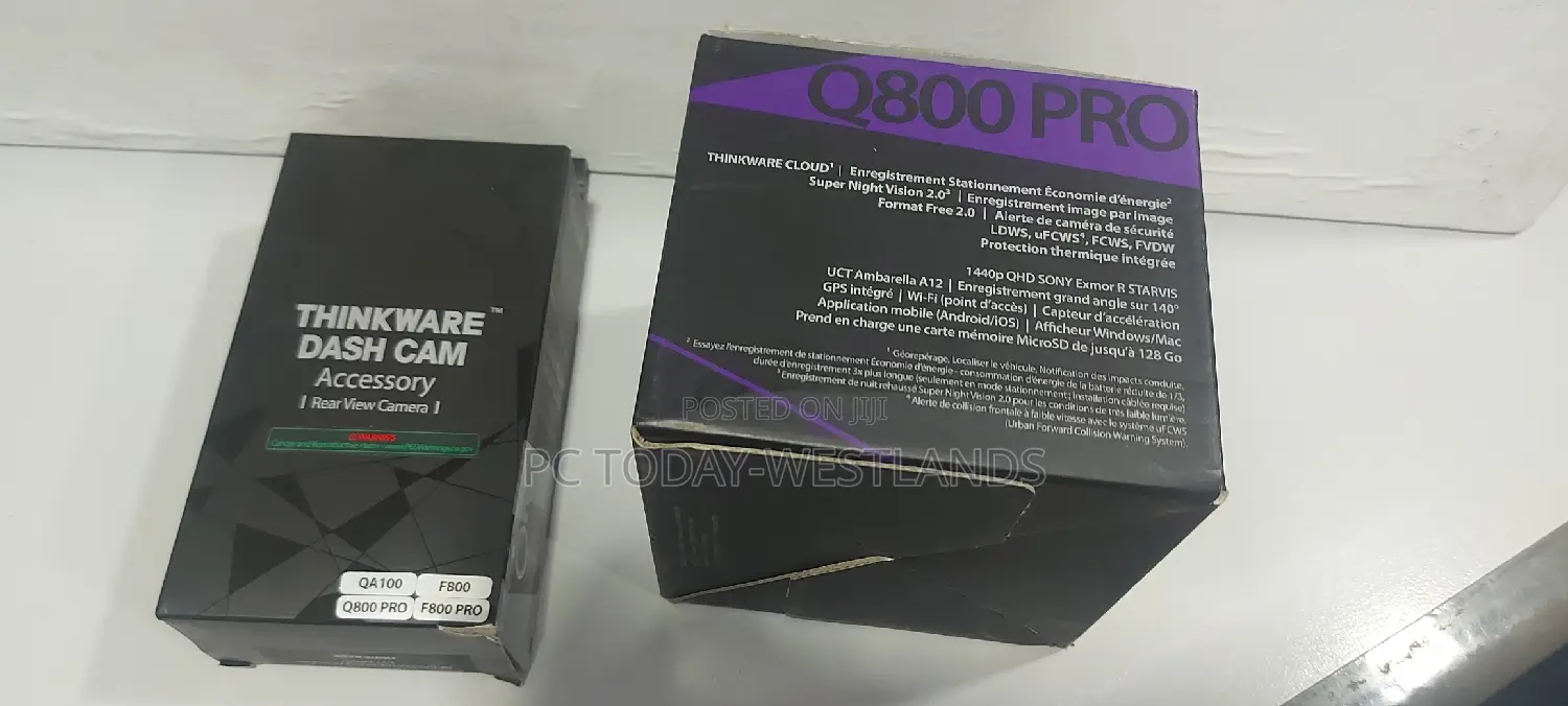 Thinkware Q800pro Car Dash Cam 2. 2560X1440P QHD 140°