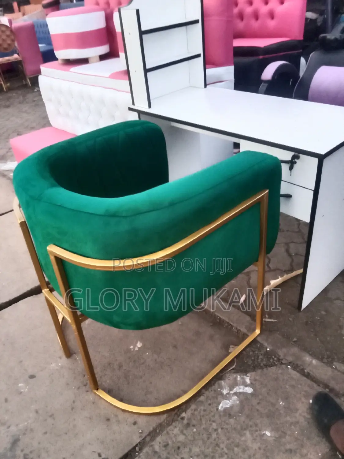 Manicure Chairs and Table