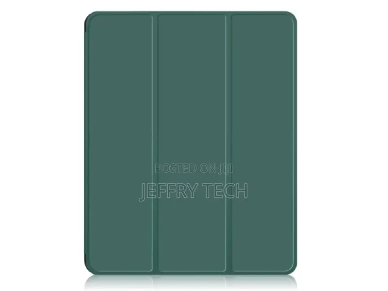 Leather Flip Case With Stand for iPad Pro 12.9 6th Gen Green
