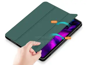 Leather Flip Case With Stand for iPad Pro 12.9 6th Gen Green