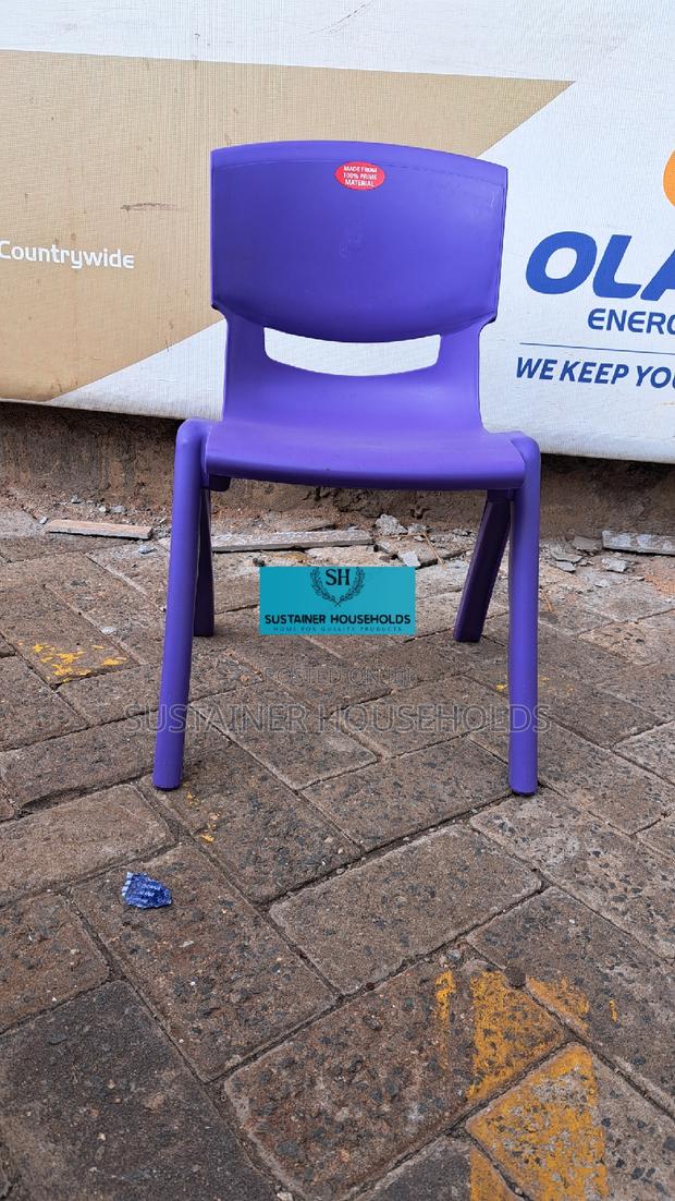 Purple Children Plastic Chairs - thumbnail 3