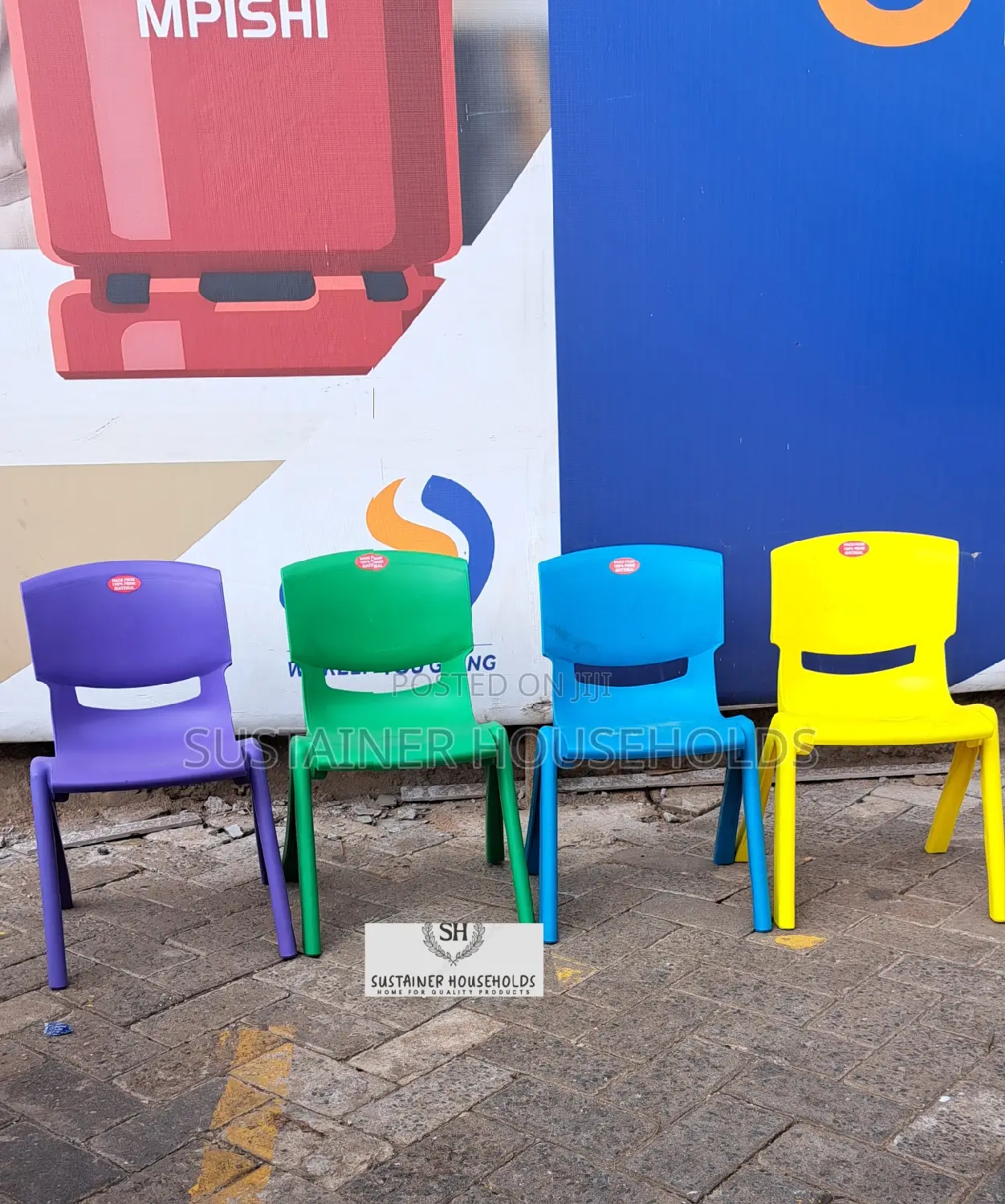 Assorted Colours Acme Children Plastic Chairs