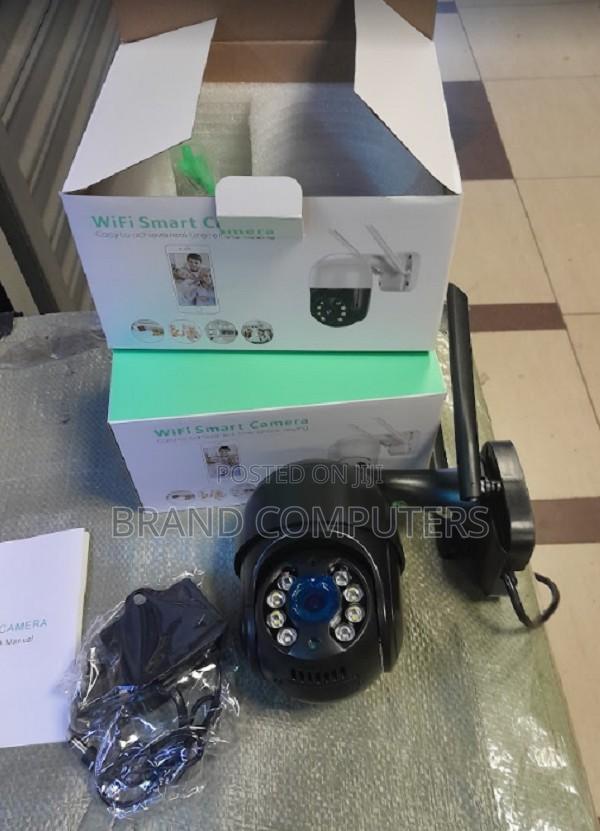 Wireless Wifi Smart 5mp 360 Rotating PTZ Camera Black - main view