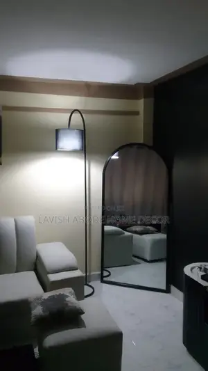 Curved Bent Floor Lamp With Lampshades