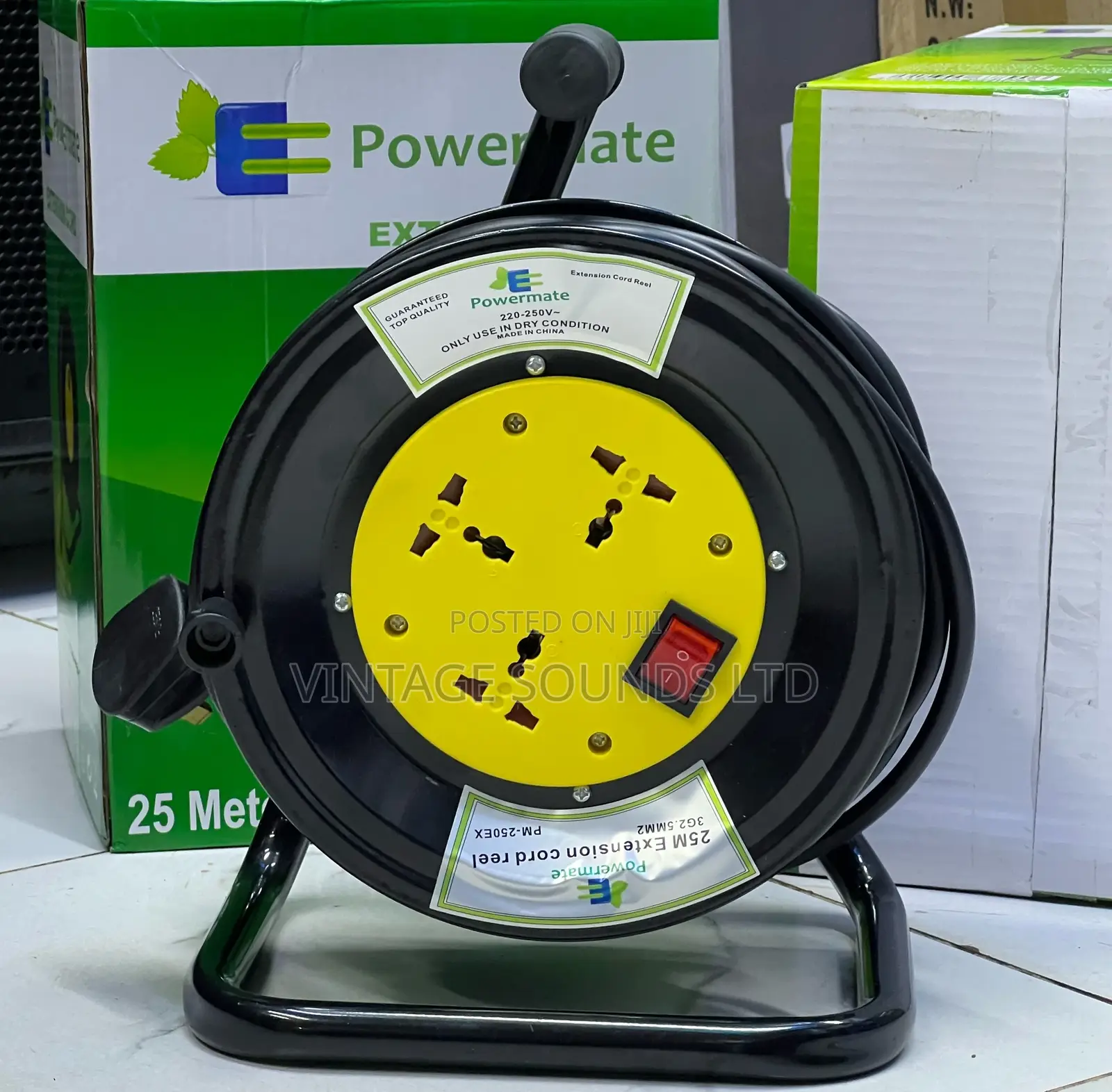 Power Extension Cable Reel 25 Meter 1.5mm 3 CORE
