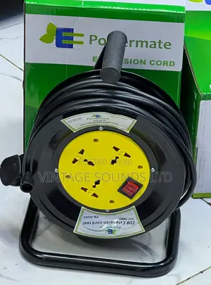Power Extension Cables 1.5mm 3-Core Extension Reel 25 Meters