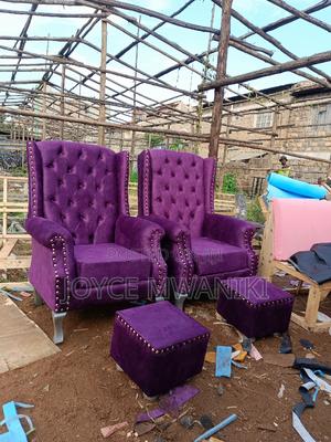 Pedicure Seats, 2 Seats and 2 Puffs - thumbnail 2