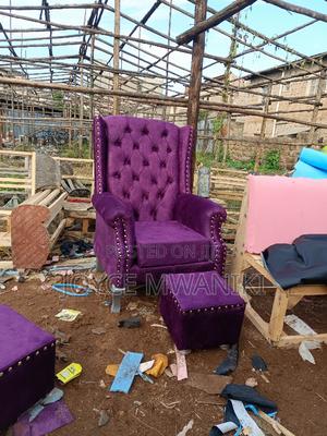 Pedicure Seat, Single and a Puff. - thumbnail 2