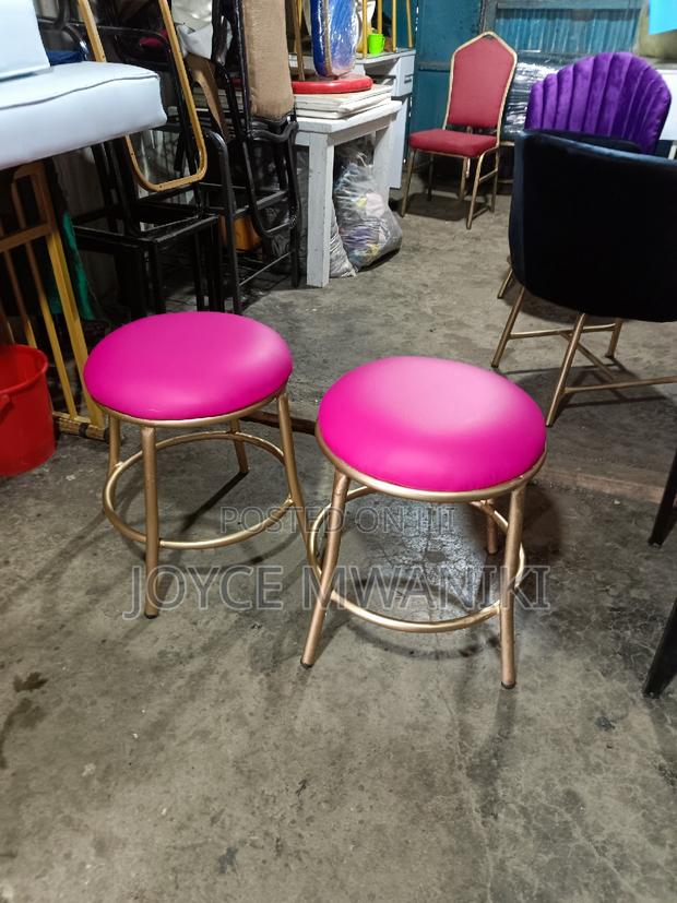 Pedicure Stools, Pink - thumbnail 3