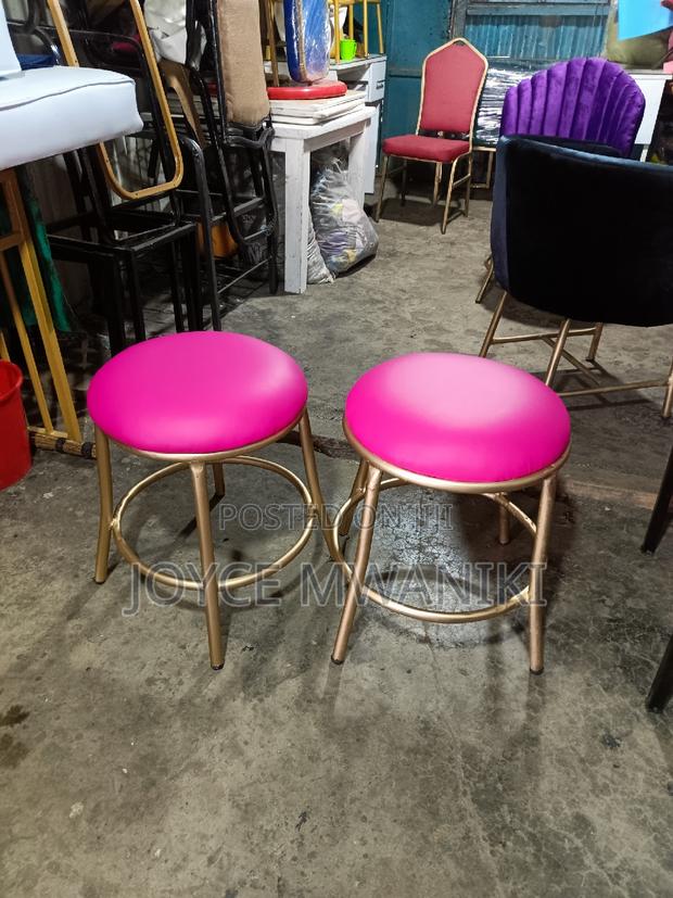 Pedicure Stools, Pink - thumbnail 4