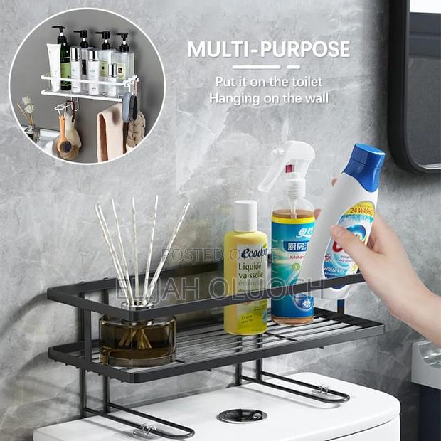Rsingle Layer Over the Toilet Rack/Shelf Bathroom - thumbnail 3