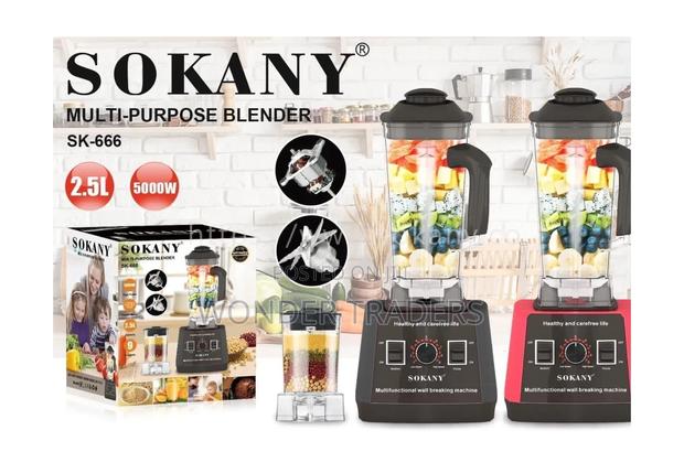Sokany 666 Commercial Blender - main view
