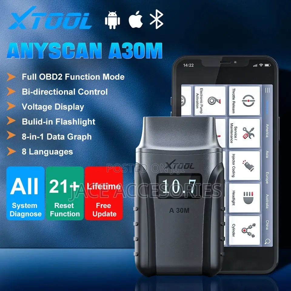 Xtool Anyscan A30m ( 21 Special Functions)
