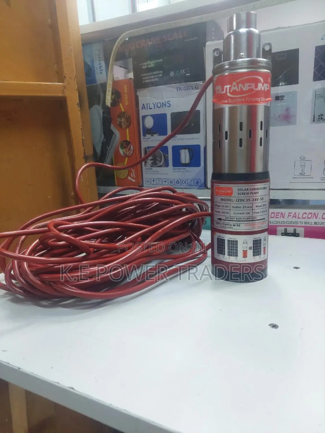 Rutan 50m 250watts Submersible Water Pump.