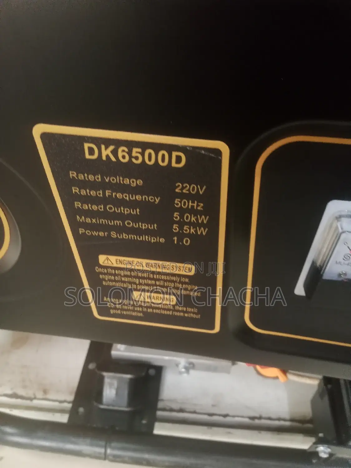 Dera 5.5kw Dk6500d Gasoline Generator