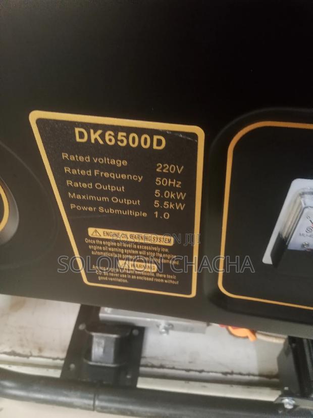 Dera 5.5kw Dk6500d Gasoline Generator - thumbnail 2