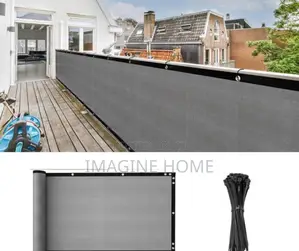 Grey Balcony Privacy Shield/Dust Trap
