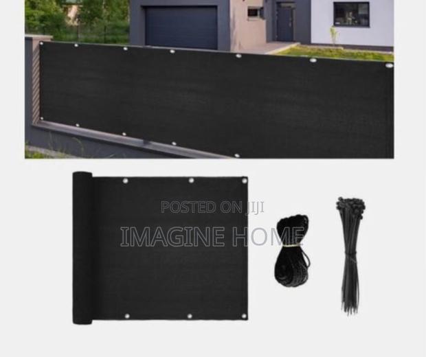 Black Balcony Privacy Shield/Dust Trap