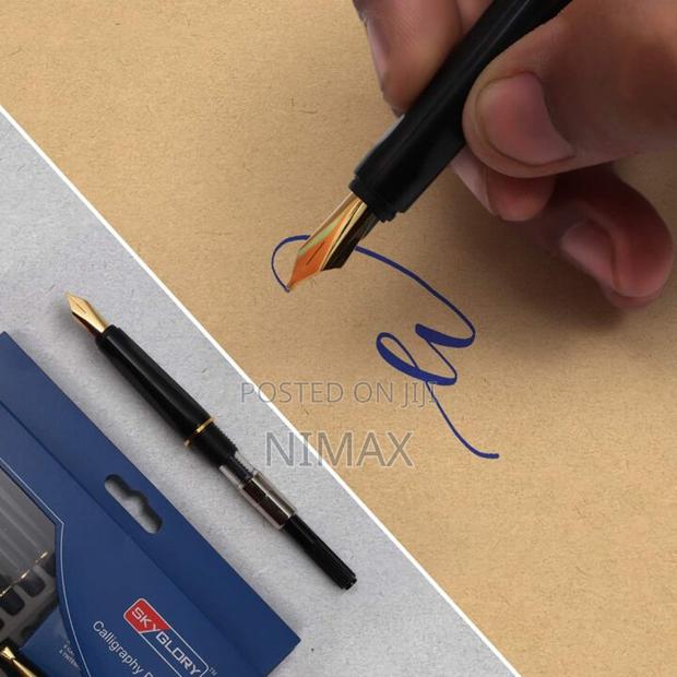 Calligraphy 6 Pen Set With Ink - thumbnail 4