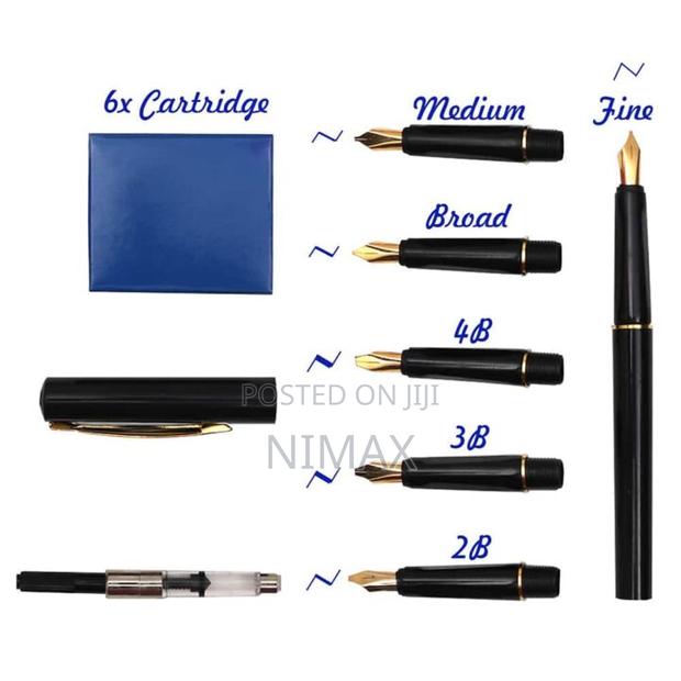 Calligraphy 6 Pen Set With Ink - thumbnail 3