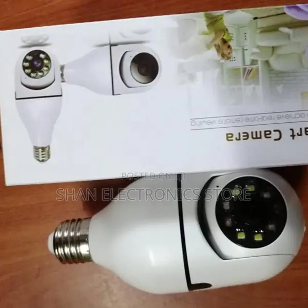 360° Smart Home Security Camera PTZ Bulb Shape V380 Pro;